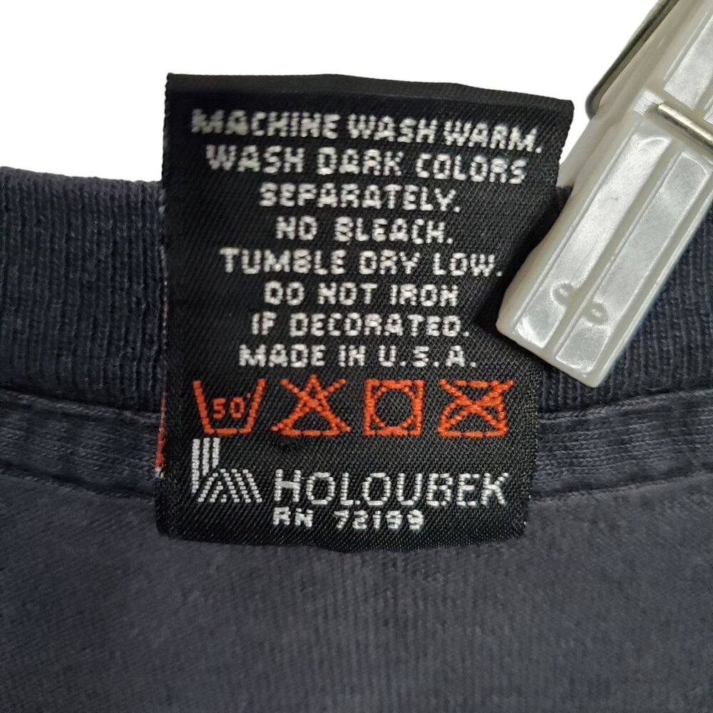 VTG 1995 Harley Davidson Sz L T-Shirt Atlanta Georgia 100% Cotton Faded Black - Picture 4 of 10